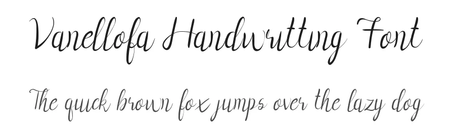 Vanellofa Handwritting Font by edricstudio — Script Handwritten Font