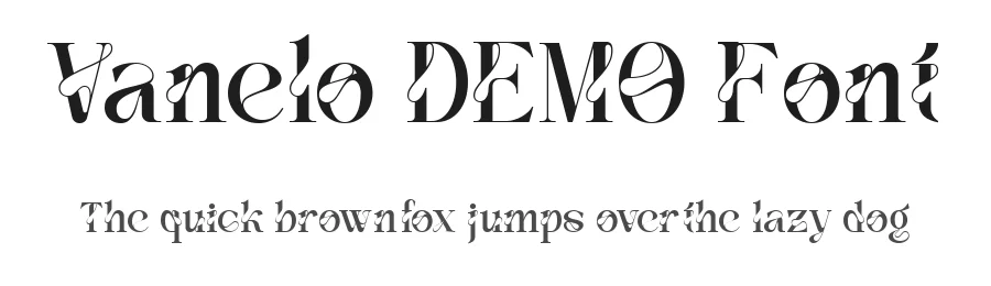 Vanelo DEMO Font by Say Studio — Display Font