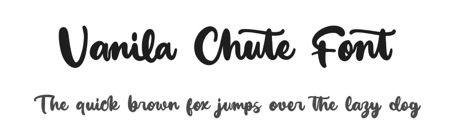 Vanila Chute Font by letterenastudios — Script Handwritten Font