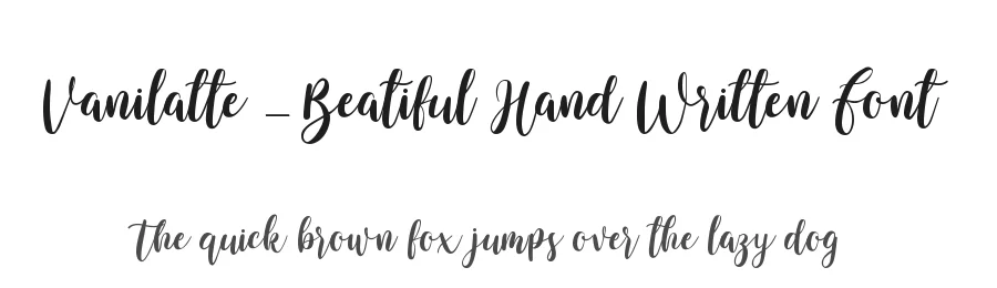 Vanilatte – Beatiful Hand Written Font by Almarkha Type — Decorative Font