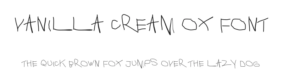 Vanilla Cream Ox Font by ffeeaarr — Script Handwritten Font