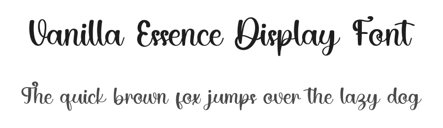 Vanilla Essence Display Font by inermediaSTUDIO — Script Handwritten Font
