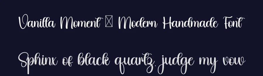 Vanilla Moment – Modern Handmade Font by inermediaSTUDIO — Script Handwritten Font — thumbnail 2