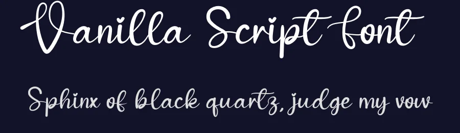 Vanilla Script Font by creativeletter — Script Handwritten Font — thumbnail 2