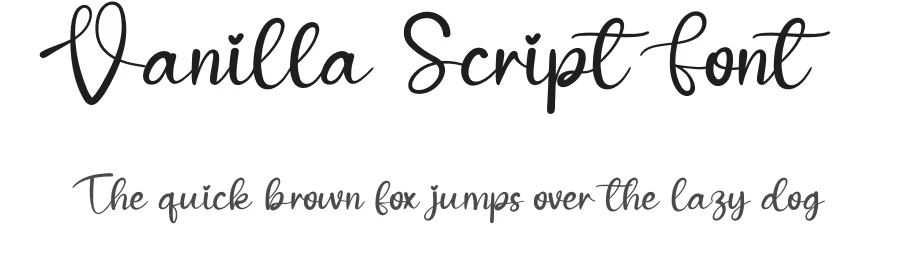 Vanilla Script Font by creativeletter — Script Handwritten Font