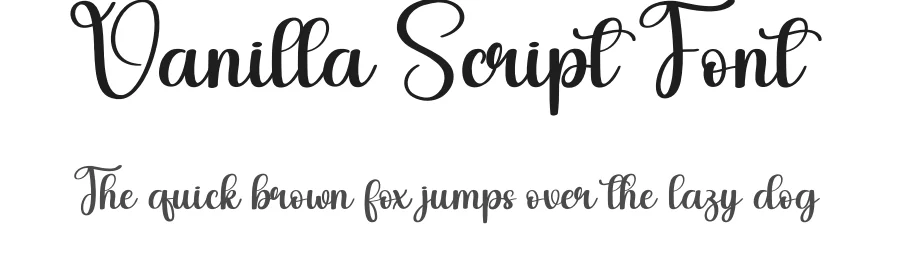 Vanilla Script Font by creativeletter — Script Handwritten Font