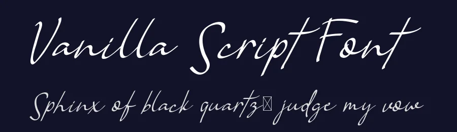 Vanilla Script Font by ibeydesign — Script Handwritten Font — thumbnail 2