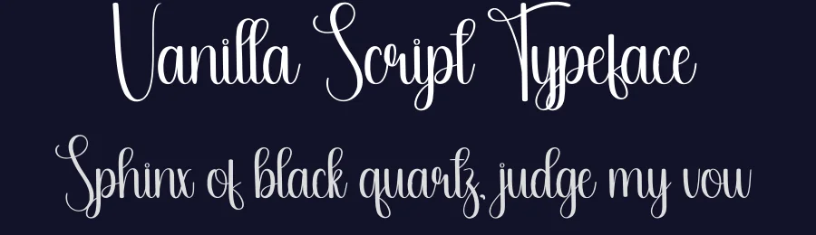 Vanilla Script Typeface by andikastudio — Script Handwritten Font — thumbnail 2