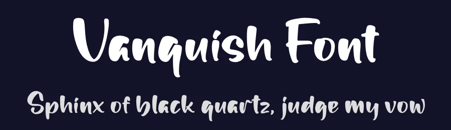Vanquish Font by letterfabric — Script Handwritten Font — thumbnail 2