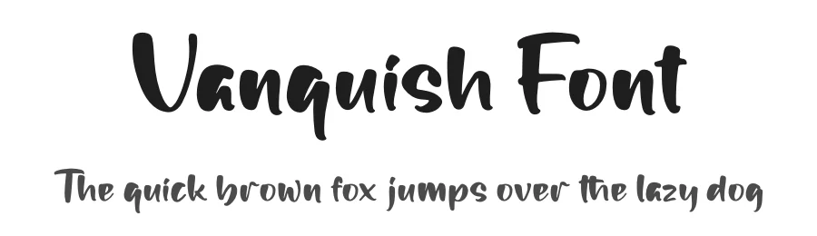 Vanquish Font by letterfabric — Script Handwritten Font