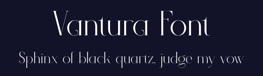 Vantura Font by Rautan Studio — Serif Font — thumbnail 2