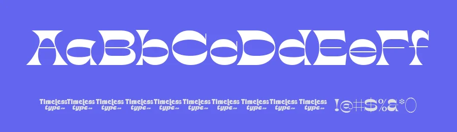 Vaoras – Psychedelic Display Font by timelesstype.co — Display Font — thumbnail 3