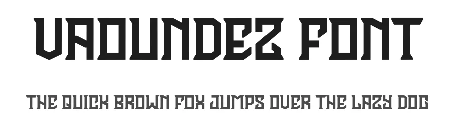 Vaoundez Font by Dhabee — Decorative Font