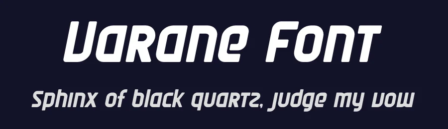 Varane Font by mhdafifersya — Sans Serif Font — thumbnail 2