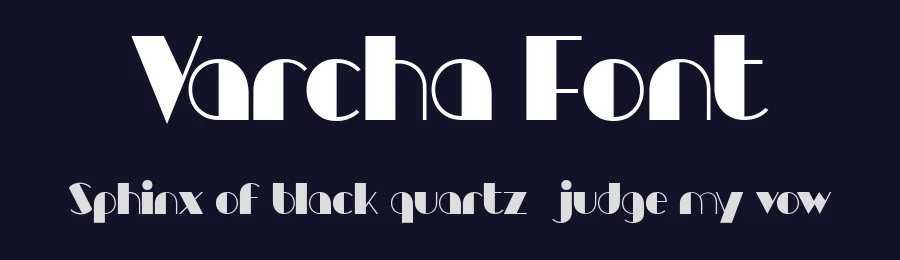 Varcha Font by Flawless And Co — Display Font — thumbnail 2