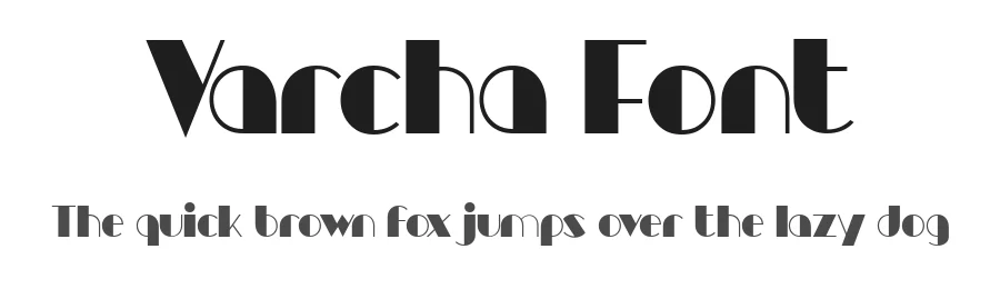 Varcha Font by Flawless And Co — Display Font