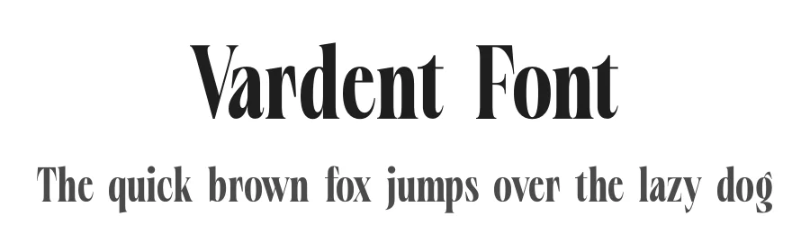 Vardent Font by timelesstype.co — Display Font