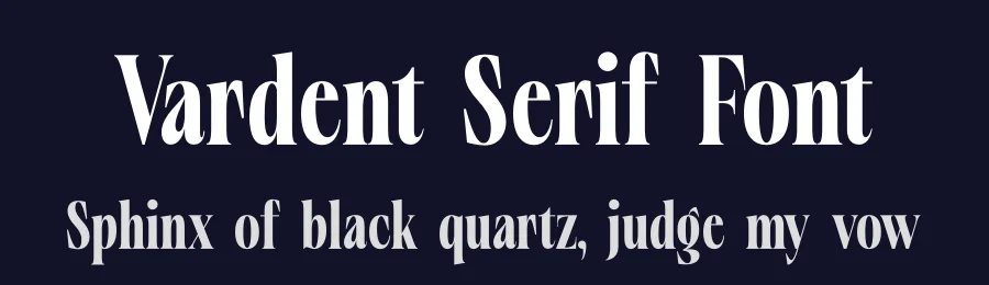 Vardent Serif Font by timelesstype.co — Display Font — thumbnail 2