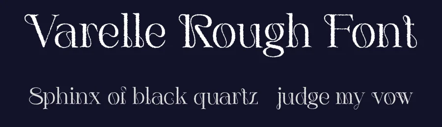 Varelle Rough Font by craftsupplyco — Display Font — thumbnail 2