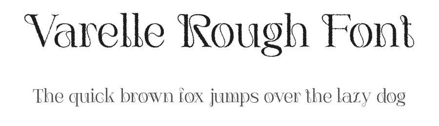 Varelle Rough Font by craftsupplyco — Display Font