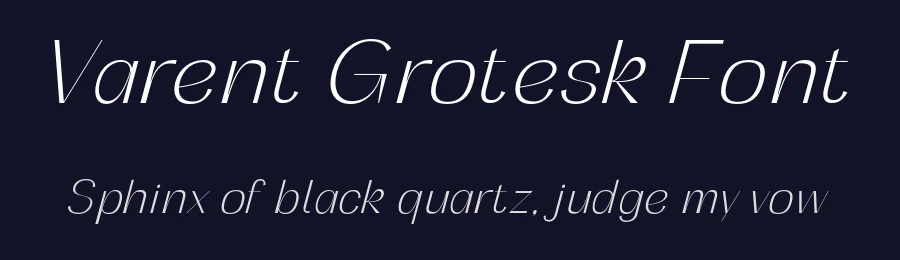 Varent Grotesk Font by Aulia Rahman , Hendra Maulia — Sans Serif Font — thumbnail 2