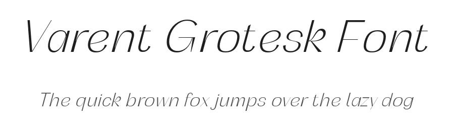 Varent Grotesk Font by Aulia Rahman , Hendra Maulia — Sans Serif Font