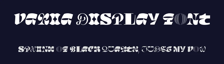Varia Display Font by Tomás Castiglioni — Display Font — thumbnail 2