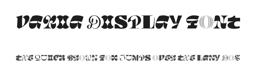 Varia Display Font by Tomás Castiglioni — Display Font