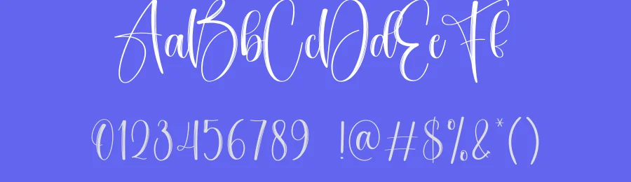 Variety Calligraphy Font by creativeletter — Script Handwritten Font — thumbnail 3