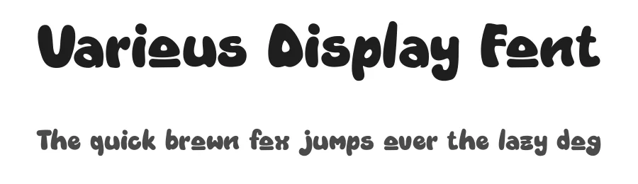Various Display Font by Dharmas Studio — Decorative Font