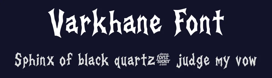 Varkhane Font by fontsider — Display Font — thumbnail 2