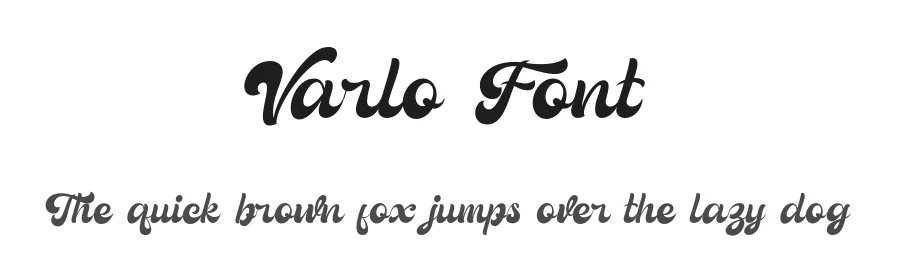 Varlo Font by pandekastudio — Script Handwritten Font