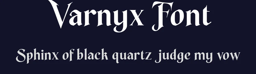 Varnyx Font by Inviline.co — Display Font — thumbnail 2