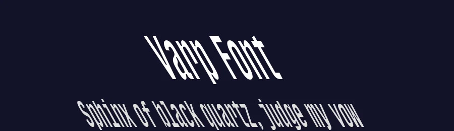 Varp Font by Kobuzan — Display Font — thumbnail 2