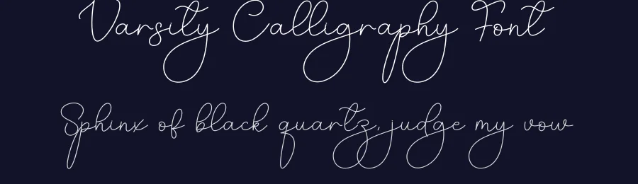 Varsity Calligraphy Font by creativeletter — Script Handwritten Font — thumbnail 2