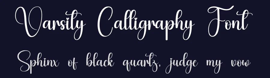 Varsity Calligraphy Font by andikastudio — Script Handwritten Font — thumbnail 2