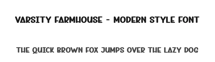 Varsity Farmhouse – Modern Style Font by andikastudio — Display Font