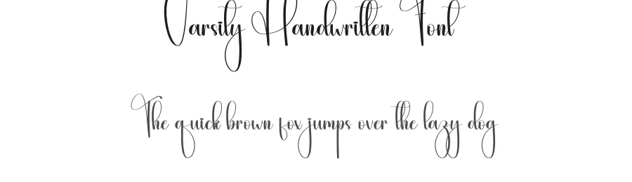 Varsity Handwritten Font by andikastudio — Script Handwritten Font