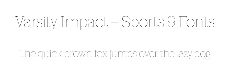 Varsity Impact – Sports 9 Fonts by Casloop Studio — Decorative Font