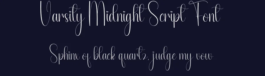 Varsity Midnight Script Font by creativeletter — Script Handwritten Font — thumbnail 2