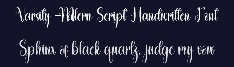 Varsity – Modern Script Handwritten Font by andikastudio — Script Handwritten Font — thumbnail 2