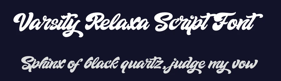 Varsity Relaxa Script Font by ahweproject — Display Font — thumbnail 2