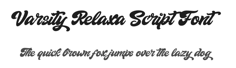 Varsity Relaxa Script Font by ahweproject — Display Font