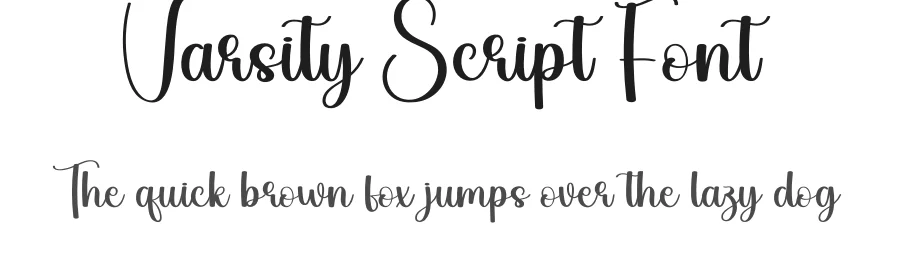Varsity Script Font by andikastudio — Script Handwritten Font