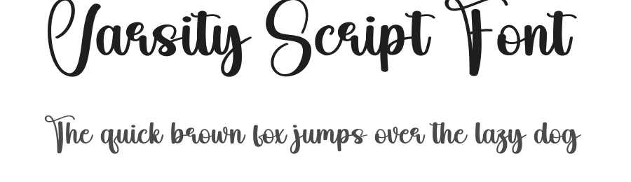 Varsity Script Font by andikastudio — Script Handwritten Font
