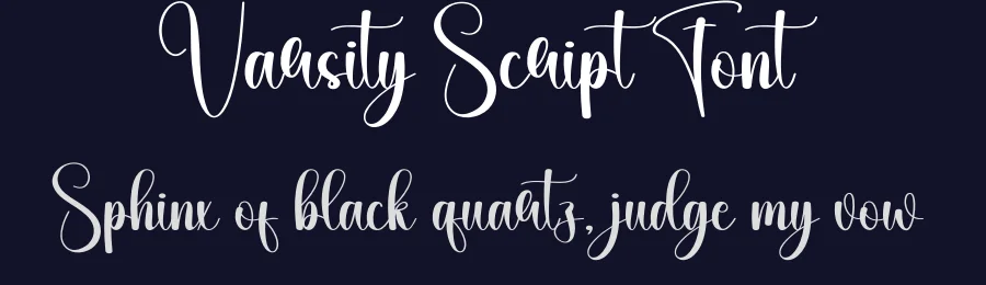 Varsity Script Font by creativeletter — Script Handwritten Font — thumbnail 2