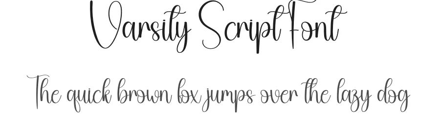 Varsity Script Font by andikastudio — Script Handwritten Font