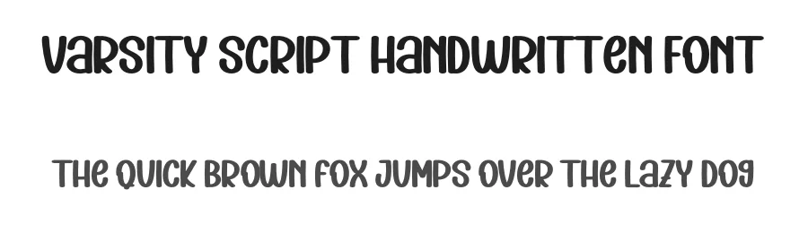 Varsity Script Handwritten Font by inermediaSTUDIO — Display Font