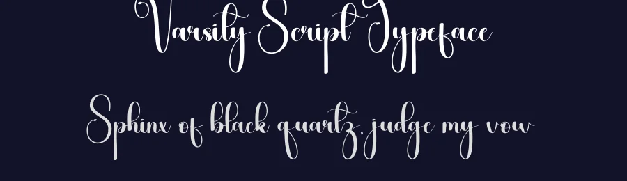 Varsity Script Typeface by andikastudio — Script Handwritten Font — thumbnail 2