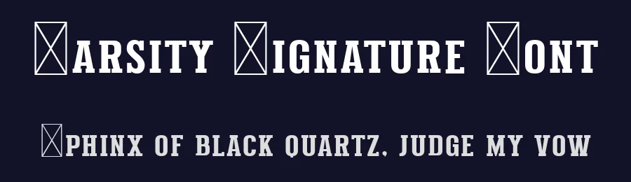 Varsity Signature Font by Blankids — Slab Serif Font — thumbnail 2